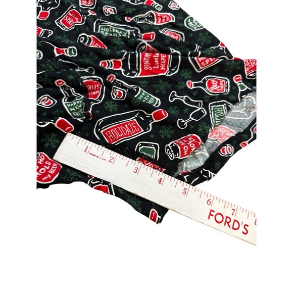 SAXX Ultra Boxer Briefs Holiday Spirits Print Ballpark Pouch Black Red XL - Picture 6 of 7